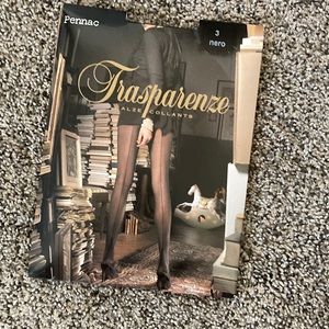Trasparenze Pennac black nylons pantyhose size 3